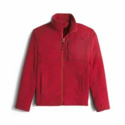 The North Face Cap Rock Full-Zip Youth 5 The North Face Cap Rock Full-Zip Youth -Winter Clothing Shop 10109 TNF RED HEATHER m