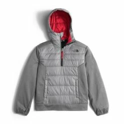 The North Face Mak 1/4-Zip Hoodie Boys 5 The North Face Mak 1/4-Zip Hoodie Boys -Winter Clothing Shop 10118 MID GREY m