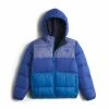 The North Face Reversible Moondoggy Jacket Boys' -Winter Clothing Shop 10130 HONOR BLUE m