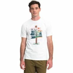 The North Face Short-Sleeve Choose Your Path Tee Men's -Winter Clothing Shop 101353 TNF WHITE m