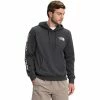 The North Face New Sleeve Hit Hoodie Men's -Winter Clothing Shop 101401 ASPHALT GREY m
