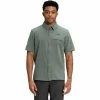 The North Face First Trail Short-Sleeve Shirt Men's -Winter Clothing Shop 101408 AGAVE GREEN m
