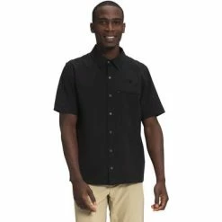 The North Face First Trail Short-Sleeve Shirt Men's 9 The North Face First Trail Short-Sleeve Shirt Men's -Winter Clothing Shop 101408 TNF BLACK m