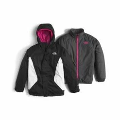 The North Face Kira Triclimate Jacket Girls' 10 The North Face Kira Triclimate Jacket Girls' -Winter Clothing Shop 10141 TNF BLACK m