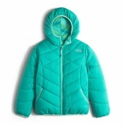The North Face Reversible Perrito Jacket Girls' -Winter Clothing Shop 10144 ION BLUE m