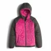 The North Face Reversible Perseus Jacket Girls' -Winter Clothing Shop 10145 CABARET PINK m