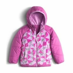 The North Face Reversible Perseus Jacket Toddler Girls' 7 The North Face Reversible Perseus Jacket Toddler Girls' -Winter Clothing Shop 10168 WSTRA PRP TRNGL CAMO m