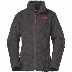 The North Face Laurel Fleece Full-Zip Girls' 9 The North Face Laurel Fleece Full-Zip Girls' -Winter Clothing Shop 10200 GRAPHITE GREY m
