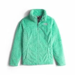 The North Face Laurel Fleece Full-Zip Girls' 10 The North Face Laurel Fleece Full-Zip Girls' -Winter Clothing Shop 10200 ICE GREEN m