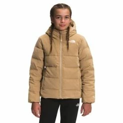 The North Face Moondoggy Down Hoodie Kids' -Winter Clothing Shop 103611 HWTHRKHHWTHRKH m