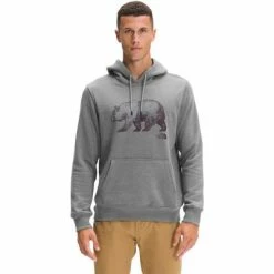 The North Face TNF Bear Pullover Hoodie Men's -Winter Clothing Shop 103656 TNFMDGYHRMLDGY m