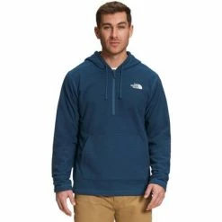 The North Face Textured Cap Rock 1/4 Zip Hoodie Men's -Winter Clothing Shop 103728 SHADY BLUE m
