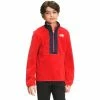 The North Face Glacier 1/4 Zip Fleece Kids' -Winter Clothing Shop 103819 FIERYREDTNFNVY m