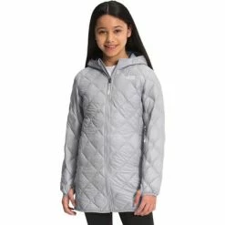 The North Face Thermoball Eco Insulated Parka Girls' -Winter Clothing Shop 103845 MELD GREY m
