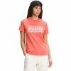 The North Face Logo Play Short Sleeve Tee Women's -Winter Clothing Shop 103884 EMBERGLOW ORNGE m