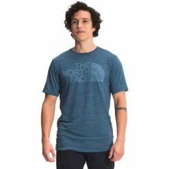 The North Face Half Dome Tri-Blend Short Sleeve Tee Men's -Winter Clothing Shop 103938 MONTEREYBLUHTHR m