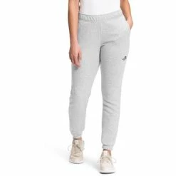The North Face Simple Logo Jogger Pants Women's -Winter Clothing Shop 105455 TNF LIGHT GREY HTHR m
