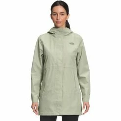 The North Face Woodmont Rain Parka Women's -Winter Clothing Shop 105475 TEA GREEN m