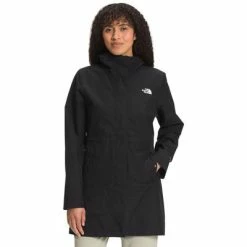 The North Face Woodmont Rain Parka Women's -Winter Clothing Shop 105475 TNF BLACK m