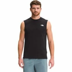 The North Face Wander Sleeveless Shirt Men's -Winter Clothing Shop 105522 TNF BLACK m