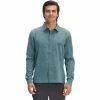 The North Face First Trail UPF Long Sleeve Button Up Shirt Men's 1 The North Face First Trail UPF Long Sleeve Button Up Shirt Men's -Winter Clothing Shop 105524 GOBLIN BLUE m