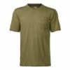 The North Face Short Sleeve Back In The Pocket Tee Men's -Winter Clothing Shop 10611 BURNT OLIVE GREEN m