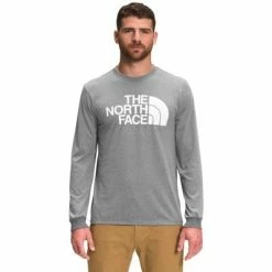 The North Face Long Sleeve Half Dome Tee Men's -Winter Clothing Shop 106559 TNFMDGYHRTNFWT m