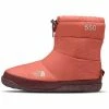 The North Face Nuptse Apres Booties Women's -Winter Clothing Shop 106603 CORAL SNRSWLD GNGR m