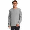 The North Face Waffle Long Sleeve Henley Shirt Men's -Winter Clothing Shop 106710 MELD GREY HEATHER m