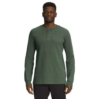 The North Face Waffle Long Sleeve Henley Shirt Men's 4 The North Face Waffle Long Sleeve Henley Shirt Men's - Image 2