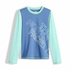 The North Face Long-Sleeve Hike/Water Tee Girls' 5 The North Face Long-Sleeve Hike/Water Tee Girls' -Winter Clothing Shop 10781 PROVENCE BLUE m