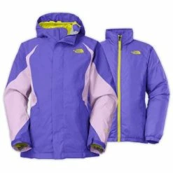 The North Face Kira Triclimate Jacket Girls' -Winter Clothing Shop 10923 STARRY PURPLE m