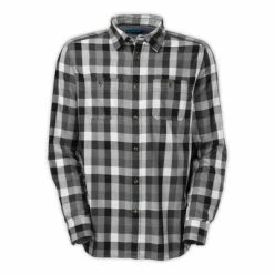 The North Face Long-Sleeve Cumberland Shirt Men's -Winter Clothing Shop 11087 GRAPHITE GREY HEATH m