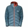The North Face Fuseform Dot Matrix Hooded Down Jacket Men's -Winter Clothing Shop 11101 CNQR BLU TRIMTRXPRNT m