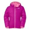 The North Face Reversible Moondoggy Jacket Girls' -Winter Clothing Shop 11129 GEM PINK m