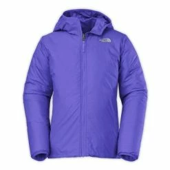 The North Face Reversible Perseus Jacket Girls' -Winter Clothing Shop 11134 STARRY PURPLE m