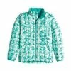 The North Face Thermoball Full Zip Jacket Girls' -Winter Clothing Shop 11143 BLUE RAINDROP PRINT m