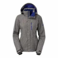 The North Face Jeppeson Jacket Women's -Winter Clothing Shop 11264 GRAPHITE GREY HEATH m