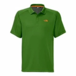 The North Face Short Sleeve Horizon Polo Men's -Winter Clothing Shop 11421 SULLIVAN GREEN m