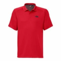 The North Face Short Sleeve Horizon Polo Men's -Winter Clothing Shop 11421 TNF RED m