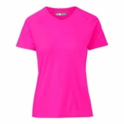 The North Face Class V Shirt Women's -Winter Clothing Shop 11438 GLO PINK m