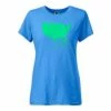 The North Face Backyard Tee Women's -Winter Clothing Shop 11447 CLEAR LAKE BLUE m