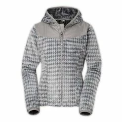 The North Face Oso Hoodie Girls' -Winter Clothing Shop 11725 METALLIC SILVR MULTI m