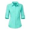 The North Face Long-Sleeve Cool Horizon Woven Shirt Women's -Winter Clothing Shop 11809 BONNIE BLUE m