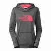 The North Face Fave Pullover Hoodie Women's -Winter Clothing Shop 12090 ASPH GRY HTRRCKT RD m