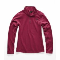 The North Face Glacier 1/4 Zip Fleece Women's -Winter Clothing Shop 2712 RUMBA RED m