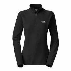 The North Face Glacier 1/4 Zip Fleece Women's -Winter Clothing Shop 2712 TNF BLACK m