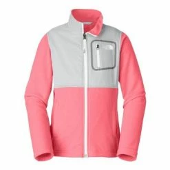 The North Face Glacier Track Jacket Girls' -Winter Clothing Shop 2713 SUGARY PKHIGHRISEGR m