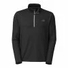 The North Face Kilowatt 1/4 Zip Men's -Winter Clothing Shop 2741 ASPH GRY HTHRTNFBLK m