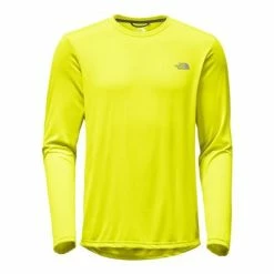 The North Face Long Sleeve Reaxion Amp Crew Men's -Winter Clothing Shop 2750 SLPH SPRG GNMID GRY m